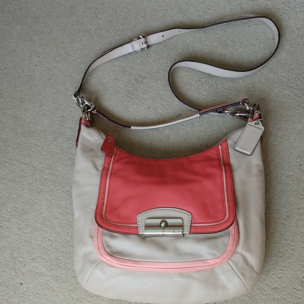 Coach leather handbag